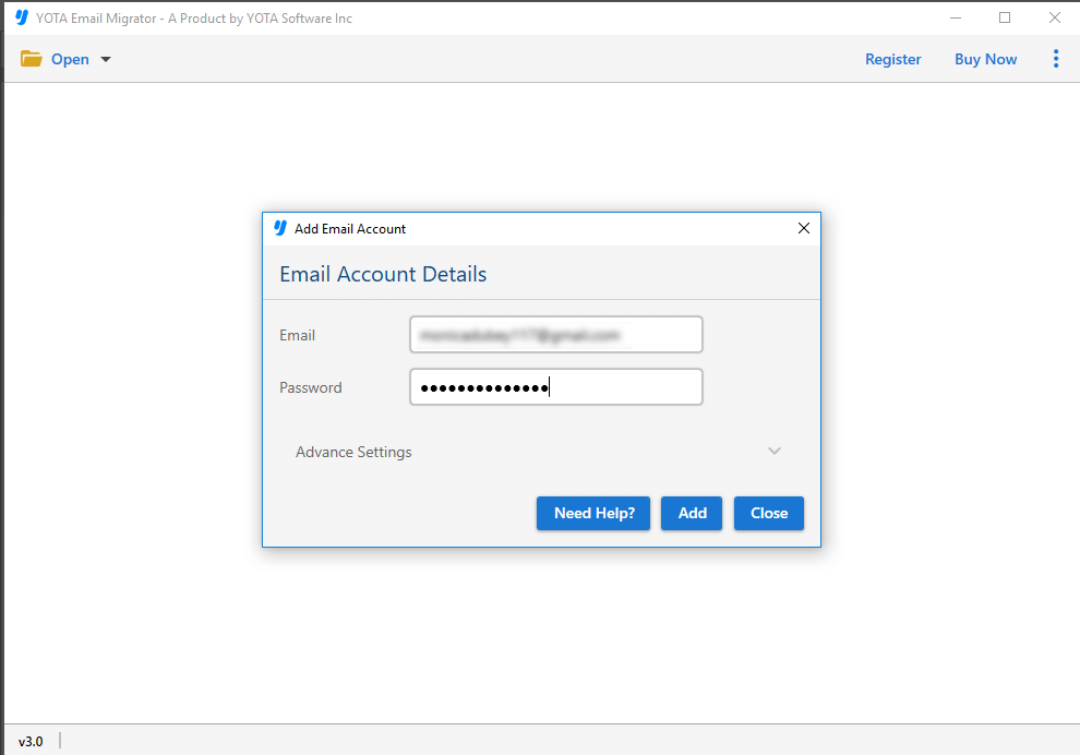 enter gmail credentials